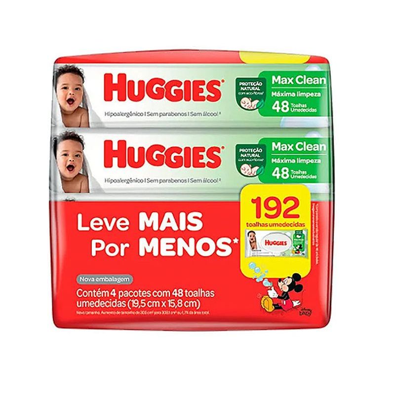 lenco-umedecido-huggies-max-clean192-unidades-leve-mais-por-menos