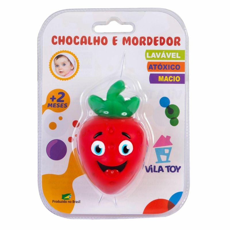 mordedor-infantil-morango-vilatoy