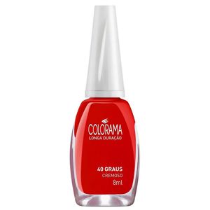 Esmalte Colorama  Cremoso Cor 40 Graus Com 8ml