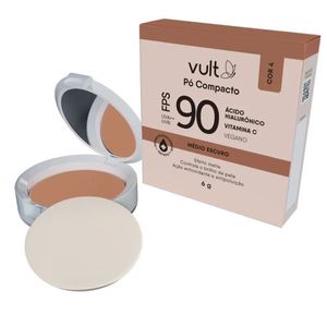 Po Compacto Facial Vult Fps 90 Medio Escuro 6G