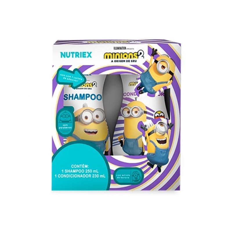 kit-nutriex-minions-shampoo-250-mlcondicionador-230ml