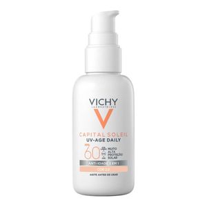 Protetor Solar Facial Vichy UV-Age Daily Cor 2.0 FPS 60 40g