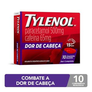 Tylenol Dc 500Mg Com 10 Comprimidos