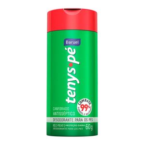 Talco Tenys Pé Baruel Canforado 60g
