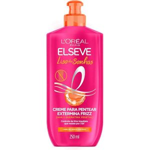 Creme Para Pentear Elseve Liso Dos Sonhos 72Horas 250Ml
