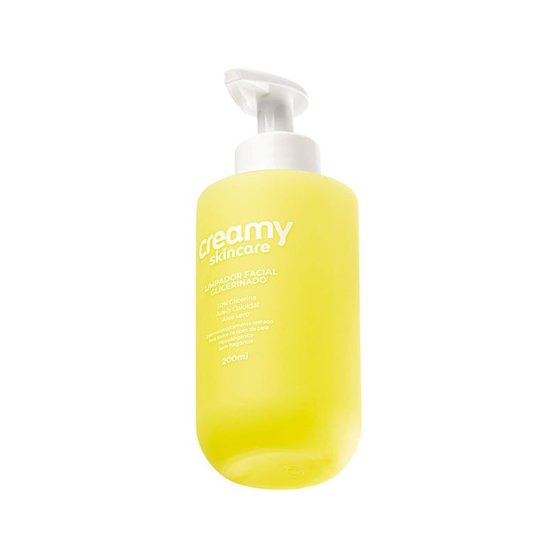 limpador-facial-creamy-glicerinado-200ml