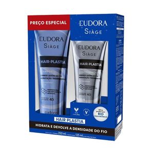 Kit Siàge Hair Plastia Shampoo 250ml + Condicionador 125mlKit Siàge Hair Plastia Shampoo 250ml + Condicionador 125ml