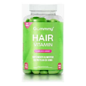 Suplemento Gummy Hair Vitamin Maçã Verde 60 Gomas