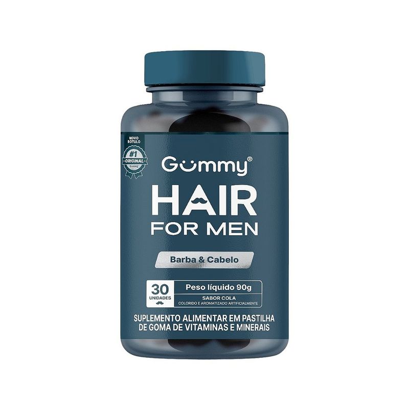 suplemento-alimentar-gummy-hair-for-men-com-30-gomas