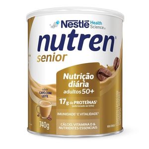 Suplemento Alimentar Nutren Senior Adulto Cafe Com Leite 740G