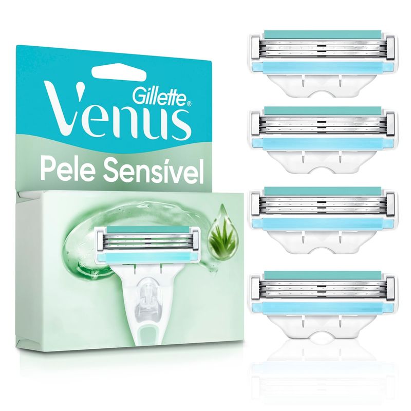 carga-gillette-venus-pele-sensivel-com-4-unidades