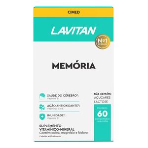 Suplemento Vitaminico Lavitan Memoria COM 60 Comprimidos Revestidos