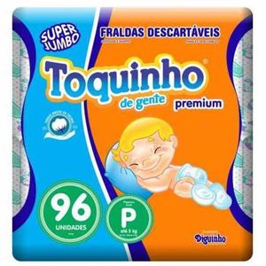 Fralda Toquinho Confort Mega P Com 96 Unidades