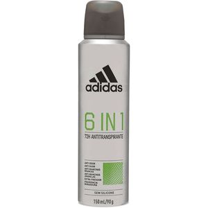 Desodorante Antitranspirante Adidas 6 em 1 Aerosol Com 150ml