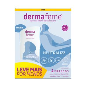 Kit Dermafeme Neutralizz Sabonete Liquido intimo Leve 2 Pague 1
