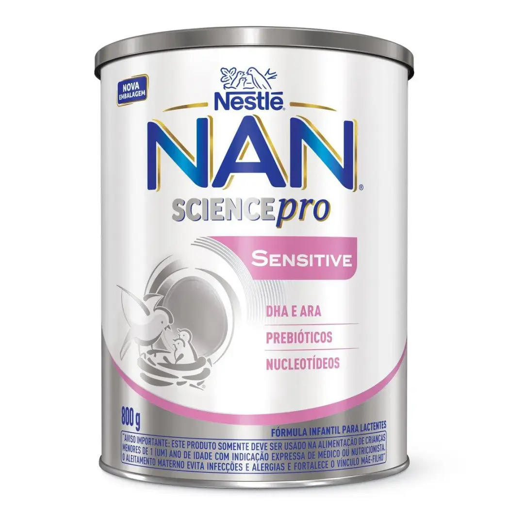Fórmula Infantil Nan Science Pro Sensitive 800g - Drogaleste