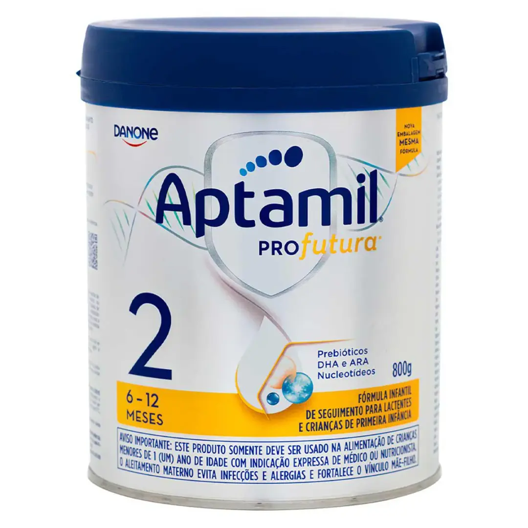 Fórmula Infantil Aptamil Profutura 2 6 a 12 meses 800g - Drogaleste
