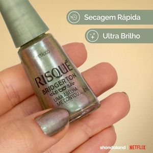 Esmalte Risqué Metálico Bridgerton Uma Abelha me Contou 8ml