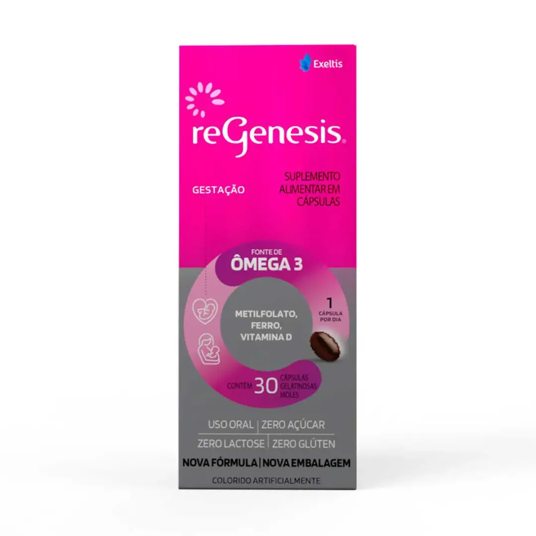 Polivitamínico Regenesis para Gestantes 30 Cápsulas - Drogaleste