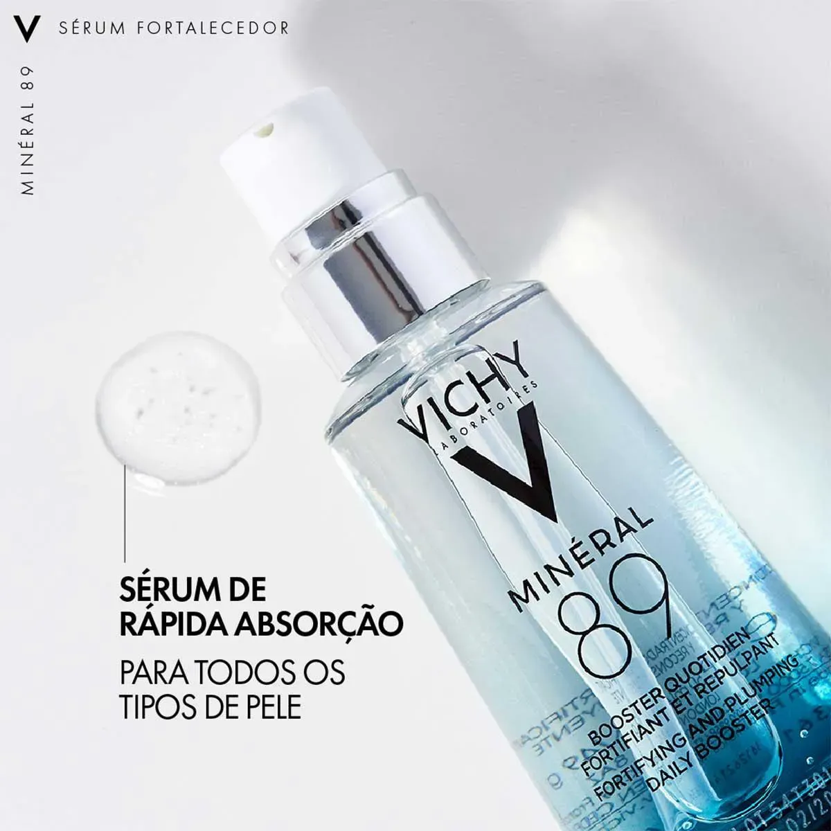 Sérum Fortalecedor Hidratante Facial Vichy Minéral 89 Daily