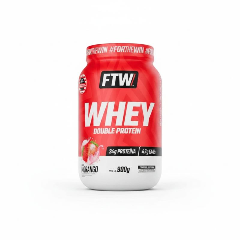 Whey Double Ftw Morango 900g